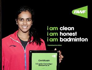 PV sindhu named ambassador for BWF's 'i am badminton' campaign